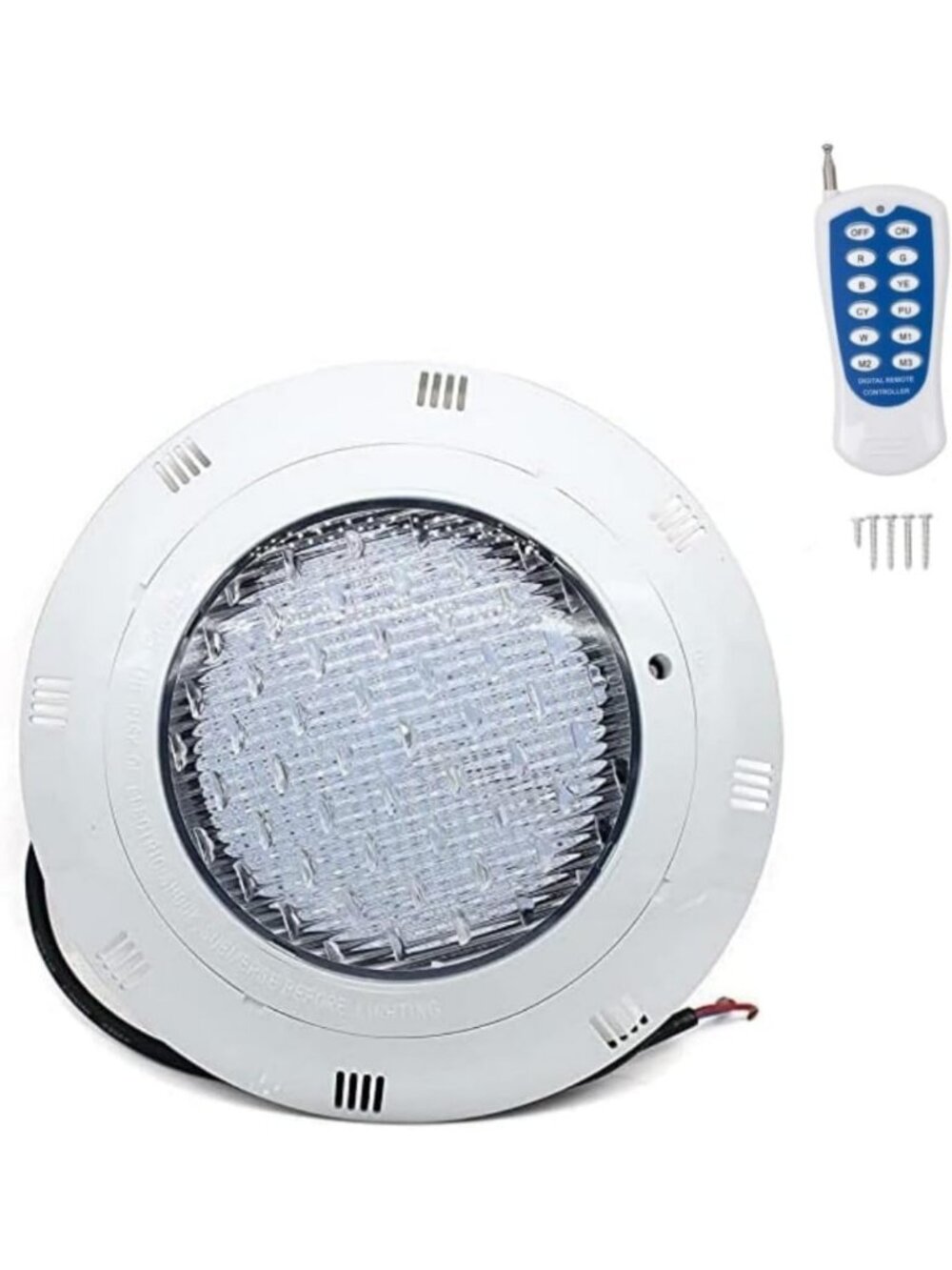 11.6" Submersible LED Pool Light - 12V RGB Color Changing Underwater Light